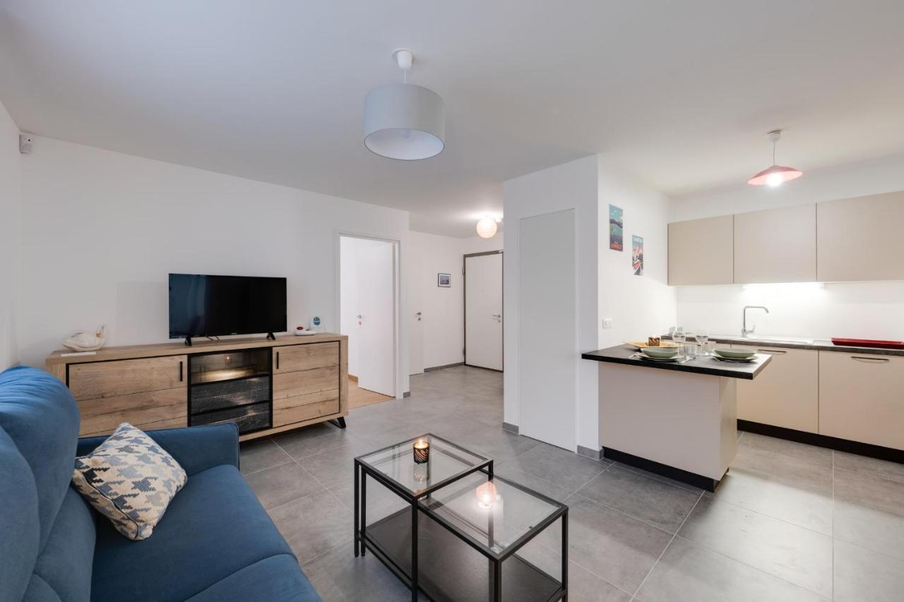 Le Concert - Beautiful Appartment With Garage For 4 People Near Beach Анси Экстерьер фото